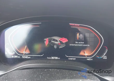 2022 BMW X3 xDrive30I z USA, uszkodzony, nr VIN 5UX53DP05N9J50360